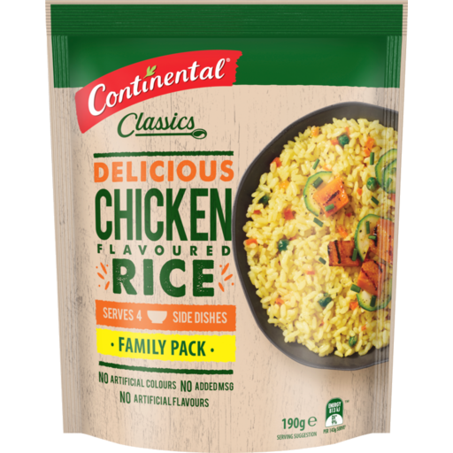 Continental Chicken Flavoured Rice 190g