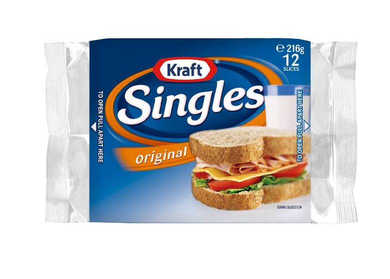 Kraft Cheese Singles Original 12pk