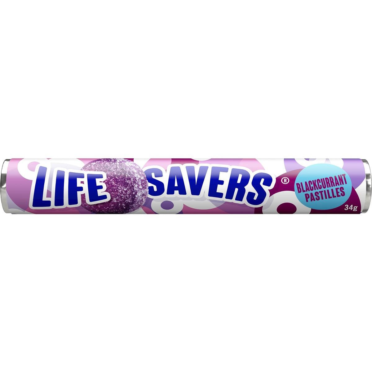 Lifesaver Blackcurrant Pastilles 34g