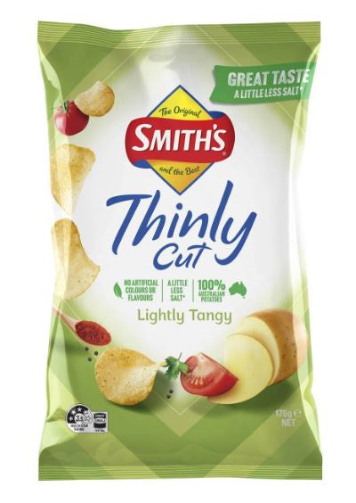 Smiths Thinly Cut - Light & Tangy 175g