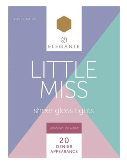 Little Miss Sheer Gloss Tights Bronze Glow 9/10 years