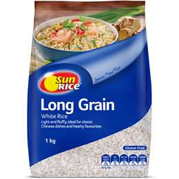 Sunrice Long Grain Rice 1kg