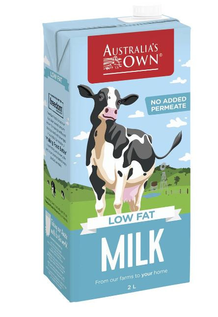 Australias Own Low Fat Milk 1L