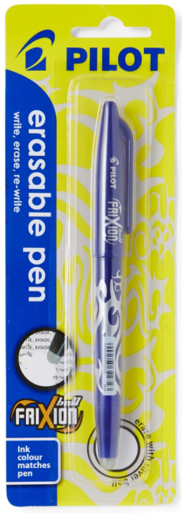 Pilot Frixion Erasable Pen Blue