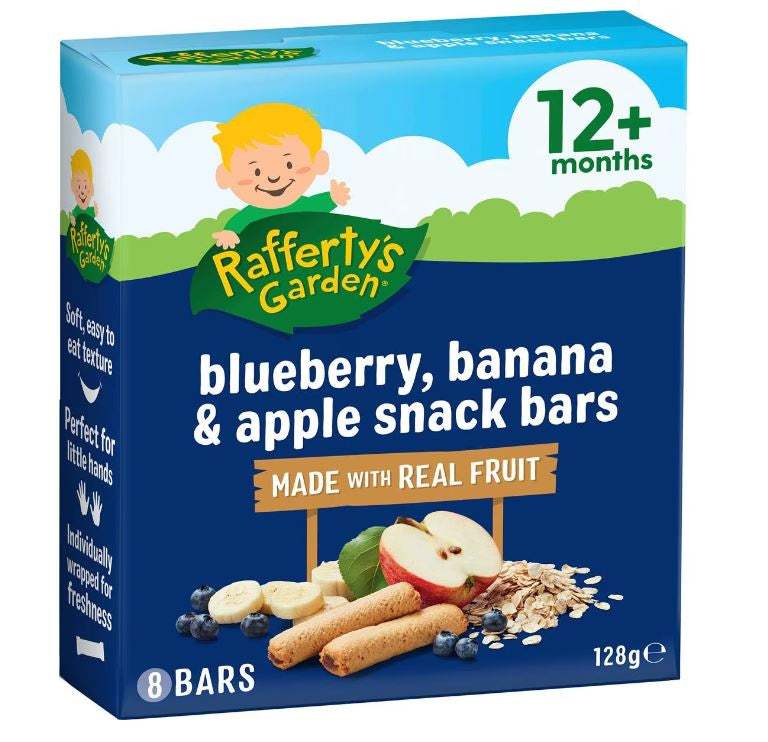 Rafferty's Garden 12m+ Fruit Snack Bar Apple & Banana 128g