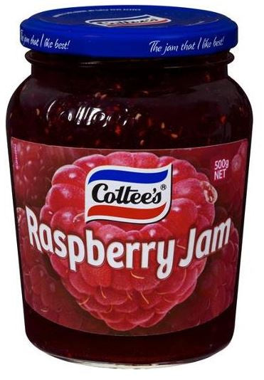 Cottees Raspberry Jam 500g