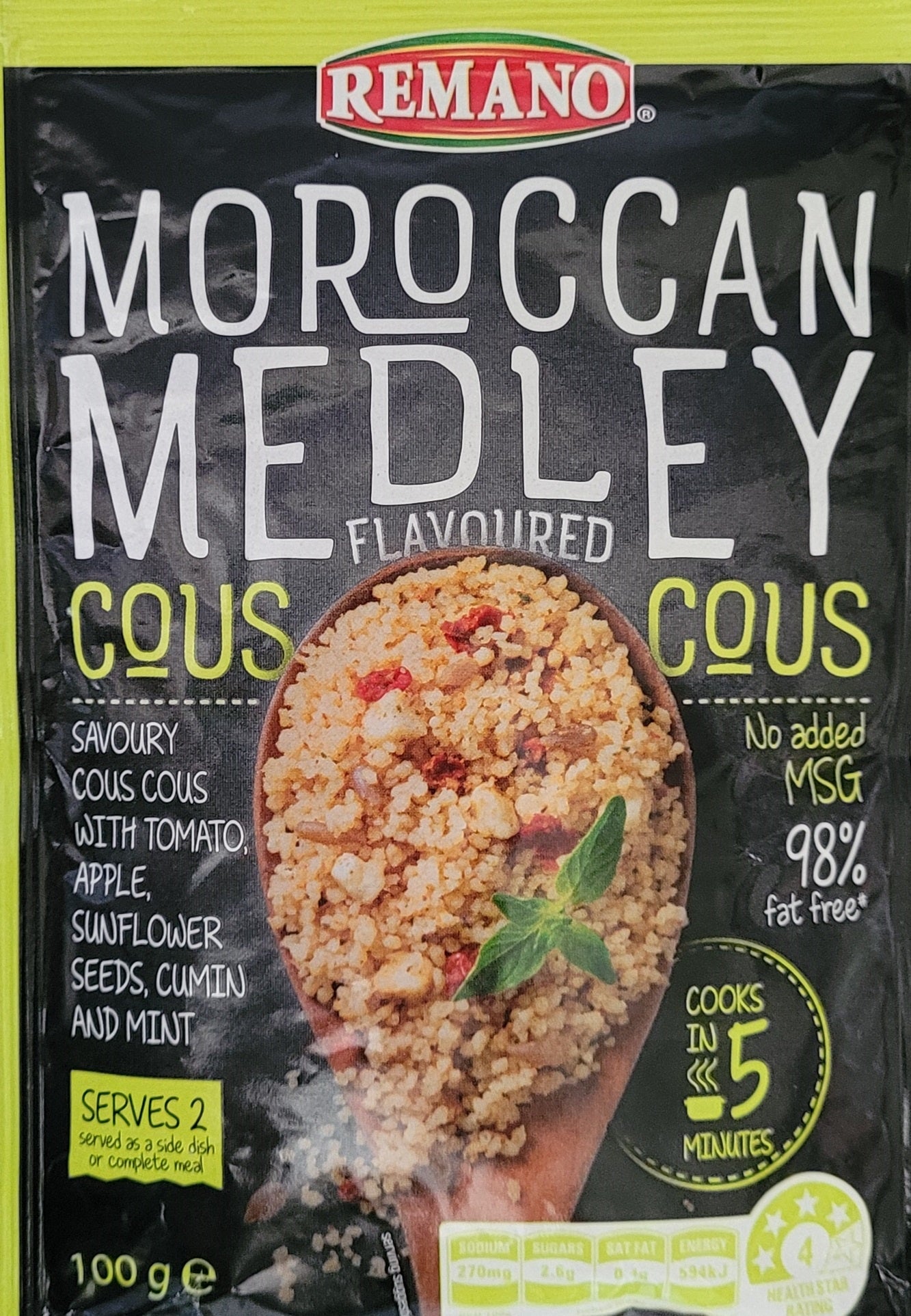 Remano Moroccan Medley Cous Cous 100g