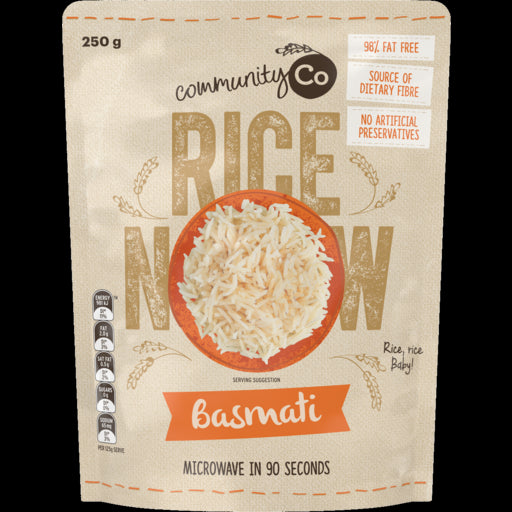 Community Co Microwave Basmati Rice 250g