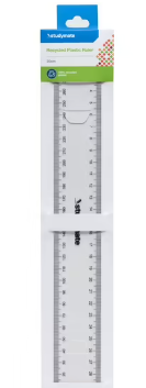 Studymate Clear Plastic Ruler 30cm