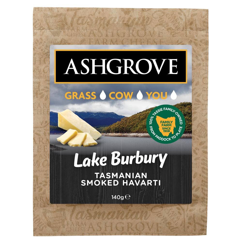 Ashgrove Lake Burbury Smoked Havarti 140g