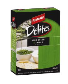 Fantastic Delites Sour Cream and Chives 100g