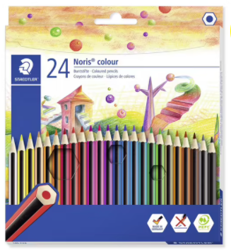 Staedtler Noris Coloured Pencils 24pk