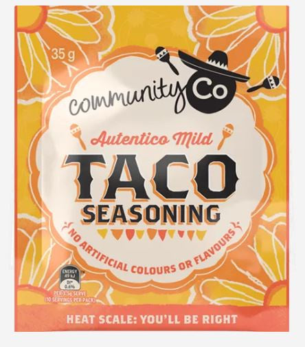 Community Co Taco Seasoning 35g