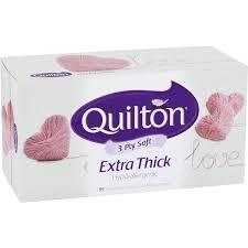 Quilton 3ply Facial Tissues 110pk